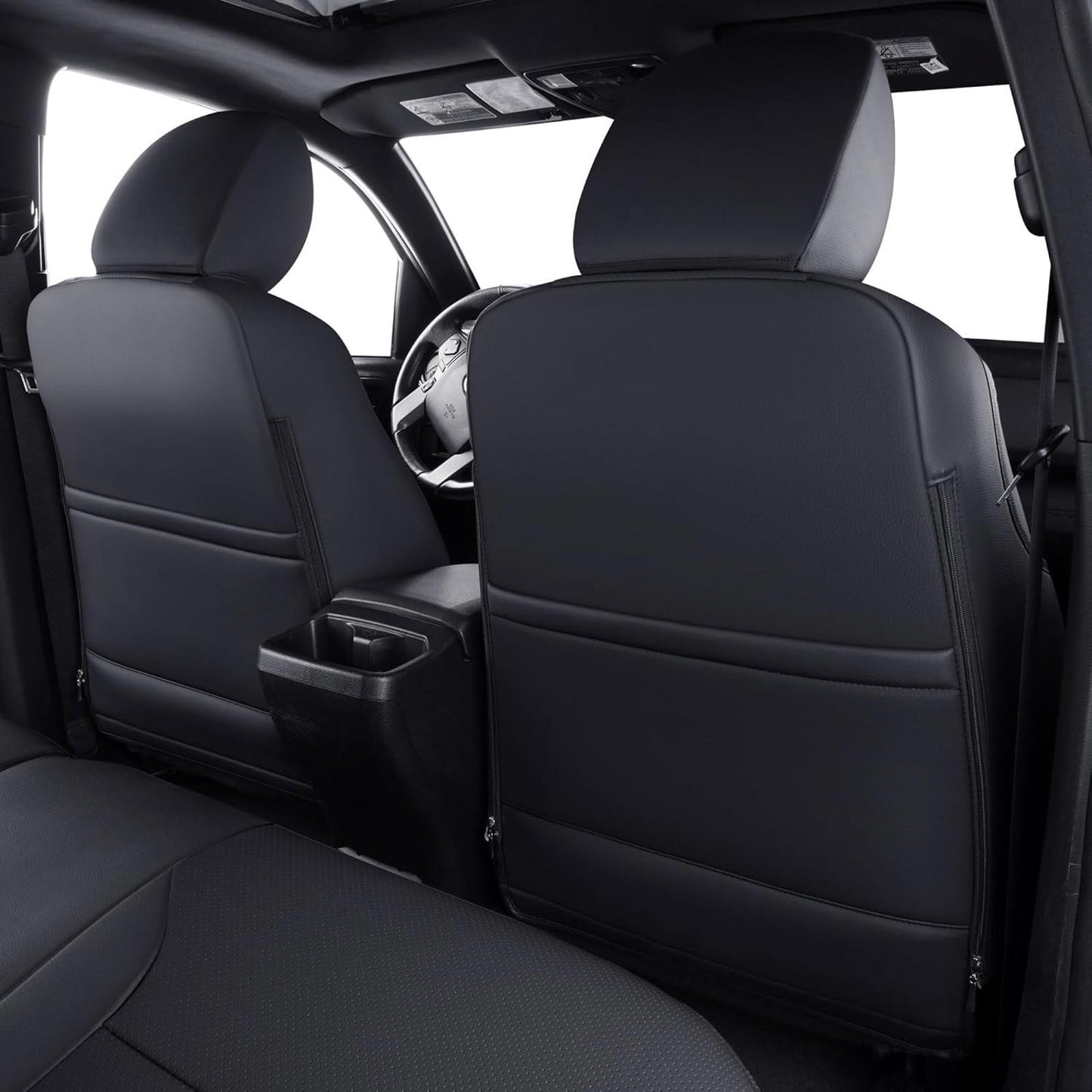 Tacoma Custom Fit Seat Covers for 2024-25 Tacoma Crew Cab with Faux Leather