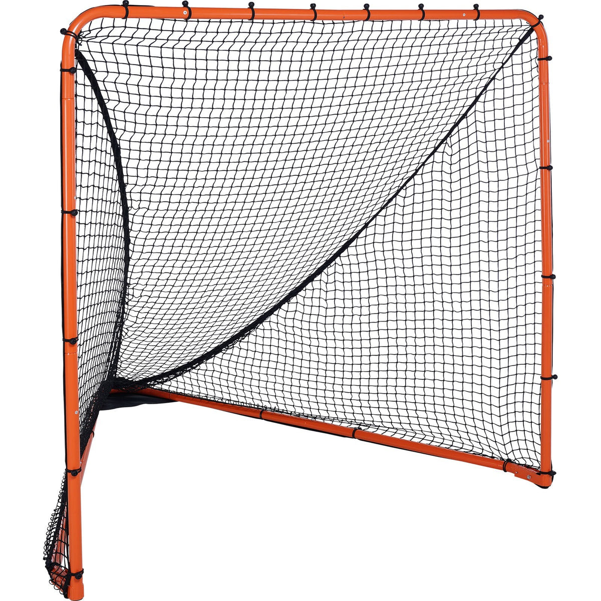 6'x6'x7' Lacrosse Goal Net Folding Backyard Lacrosse Training Equipment