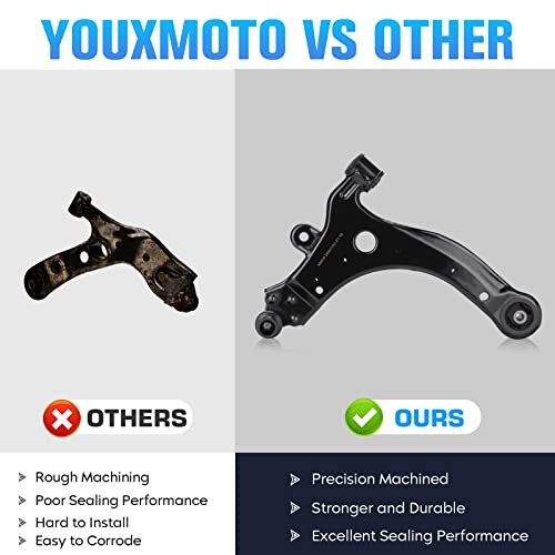 Front Lower Control Arms Suspension Kit Fit for Chevrolet Impala 2000-2013,