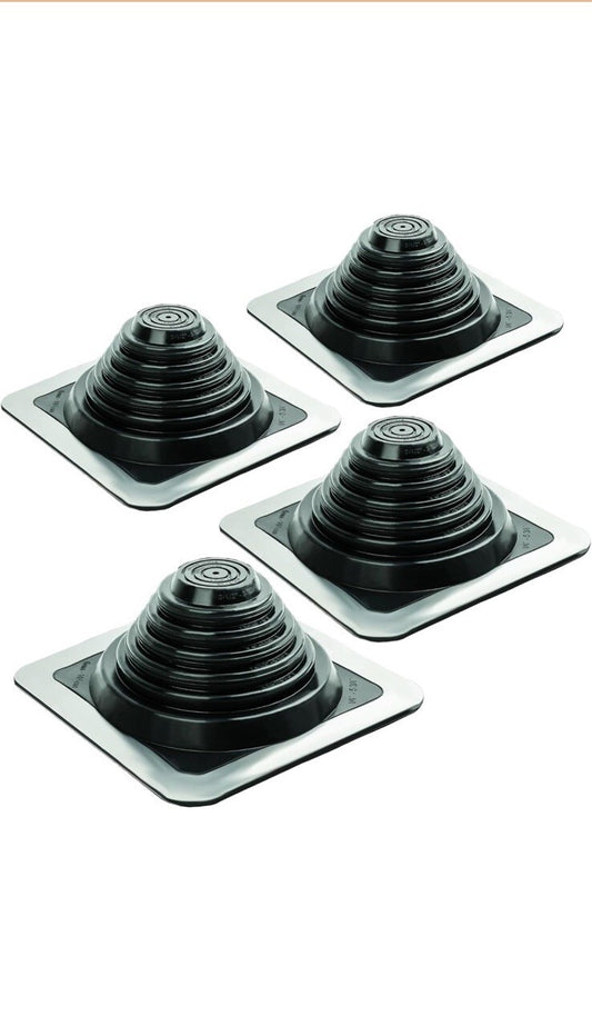Roof Pipe Flashing Boot for Pipe OD 1/4" to 5-3/4" EPDM Metal Roofing Boots