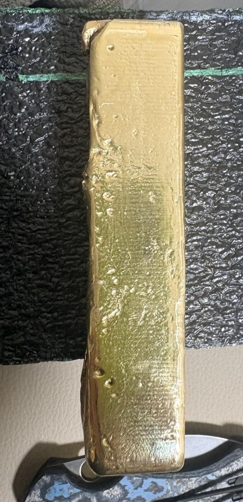 22.7 Ounces Of Nortic Gold Bar Beautiful Hand Poured Bar Fast Shipping 💰📈