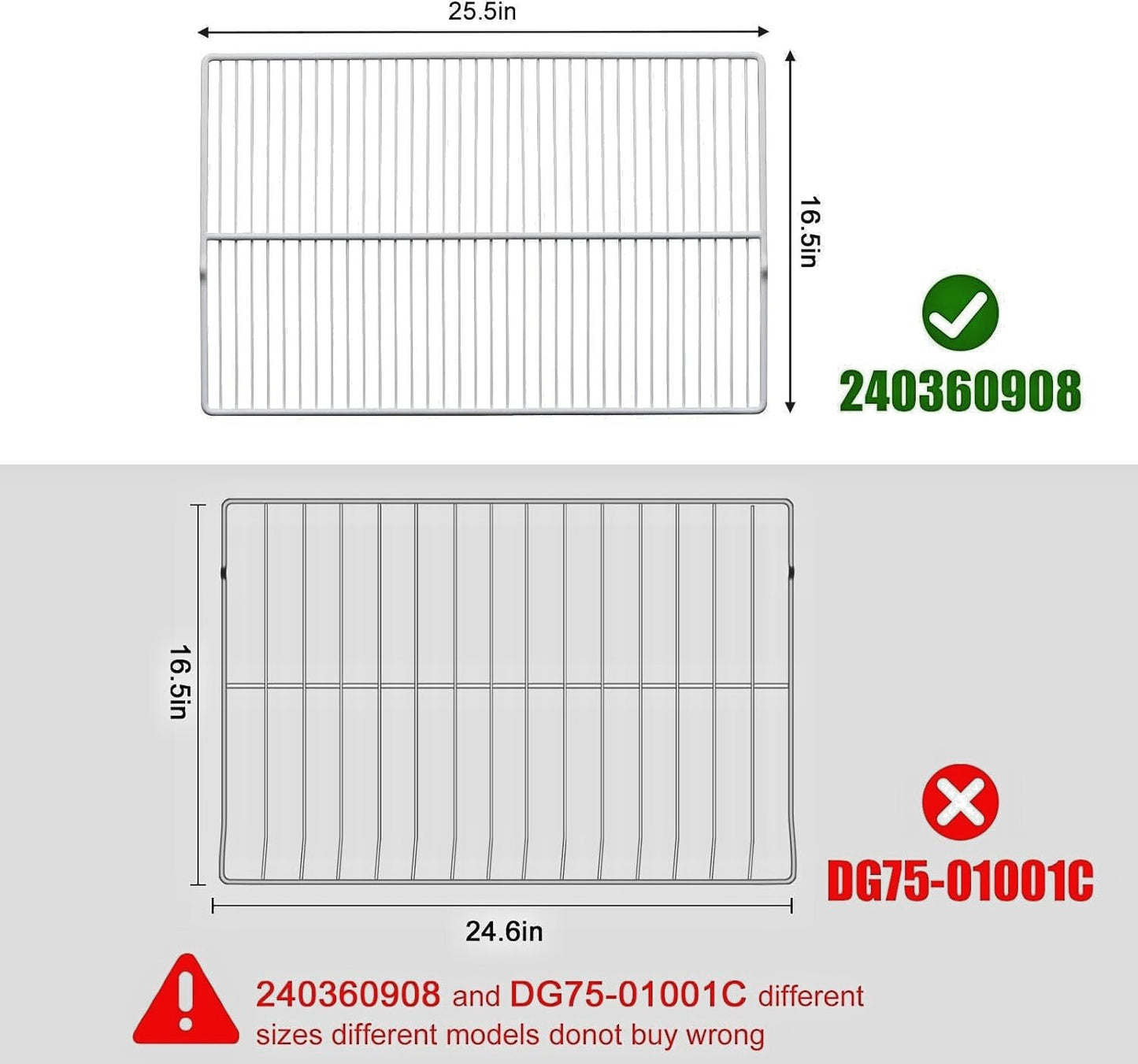 Frigidaire Refrigerator Wire Shelf 240360908 for Frigidaire