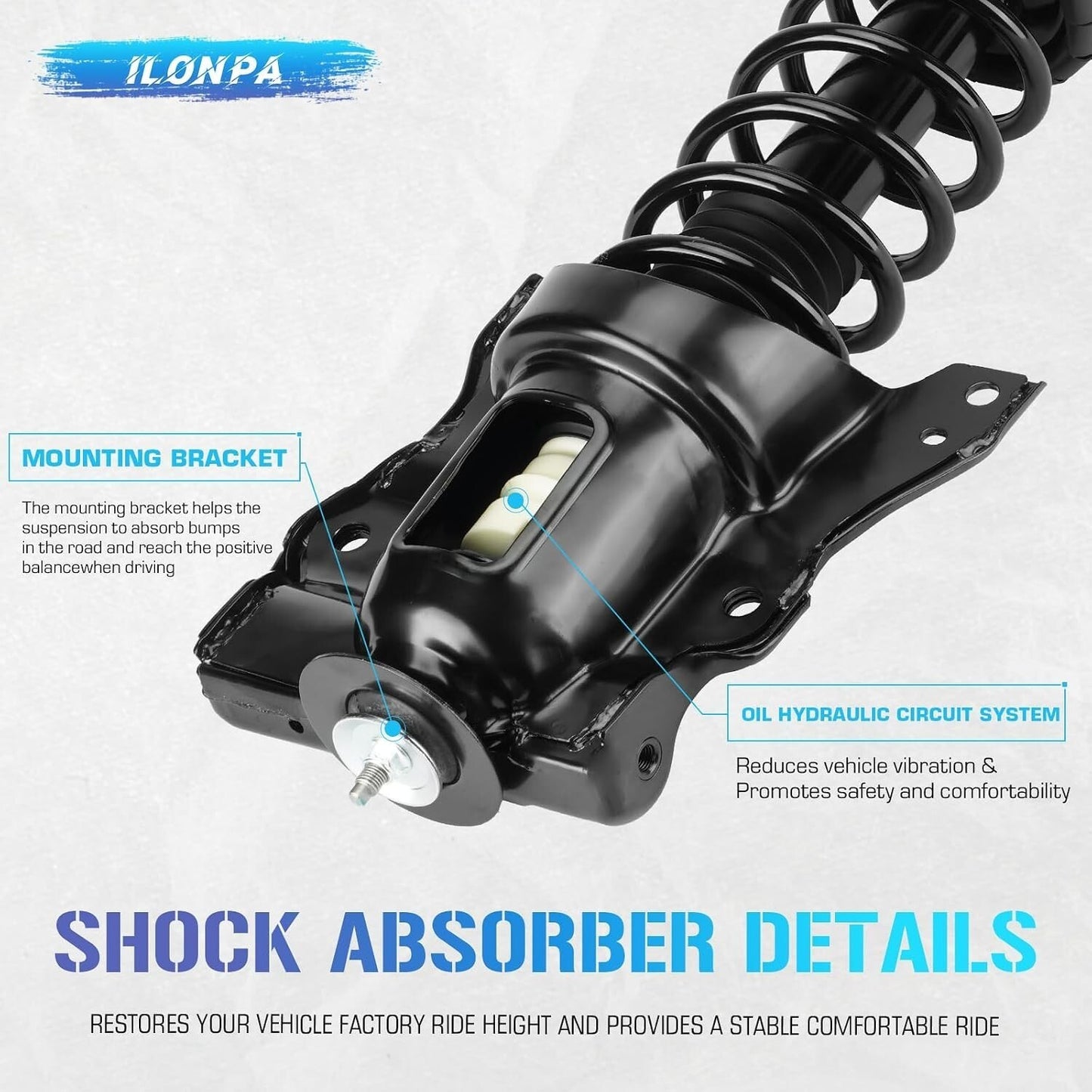 01-06 Rear Struts w/ Coil Springs Hyundai Sonata XG350 XG330 Kia Optima Magentis