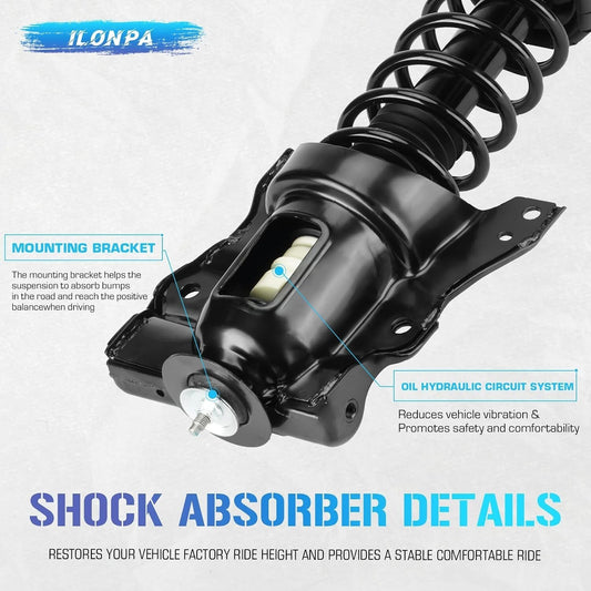 01-06 Rear Struts w/ Coil Springs Hyundai Sonata XG350 XG330 Kia Optima Magentis