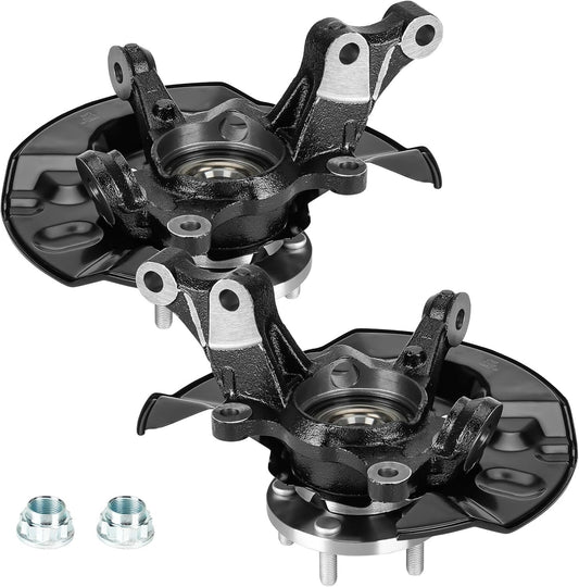 Steering Knuckles & Wheel Bearing Hub Assembly Left Right Fit for Toyota Corolla