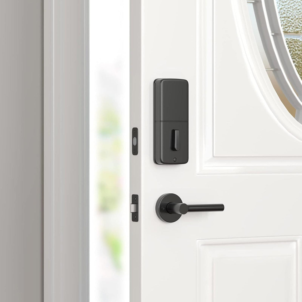 Miseno MLK4012SN MLK4012 Elkton Round Rod Passage Door Lever Set
