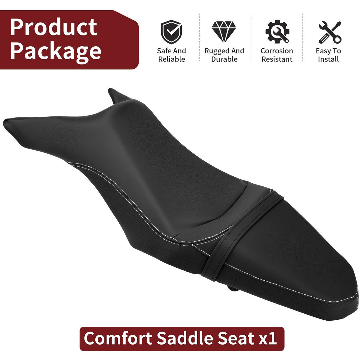 Comfort Saddle Seat For Yamaha FZ-09 2014-2017 / MT-09 2018-2020 BS2-F47C0-T0-00