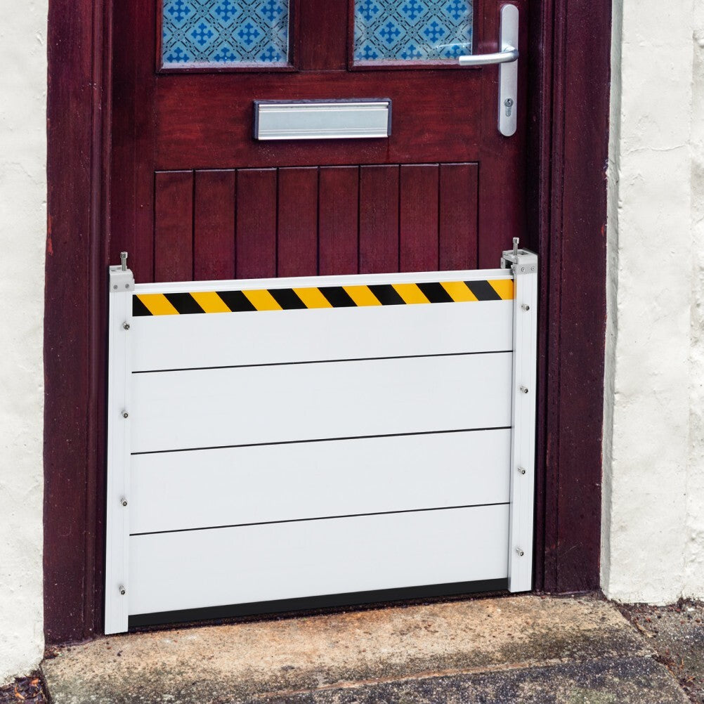 HeavyDuty Aluminum Flood Barrier Panel for Home Garage Reusable Water Prevention