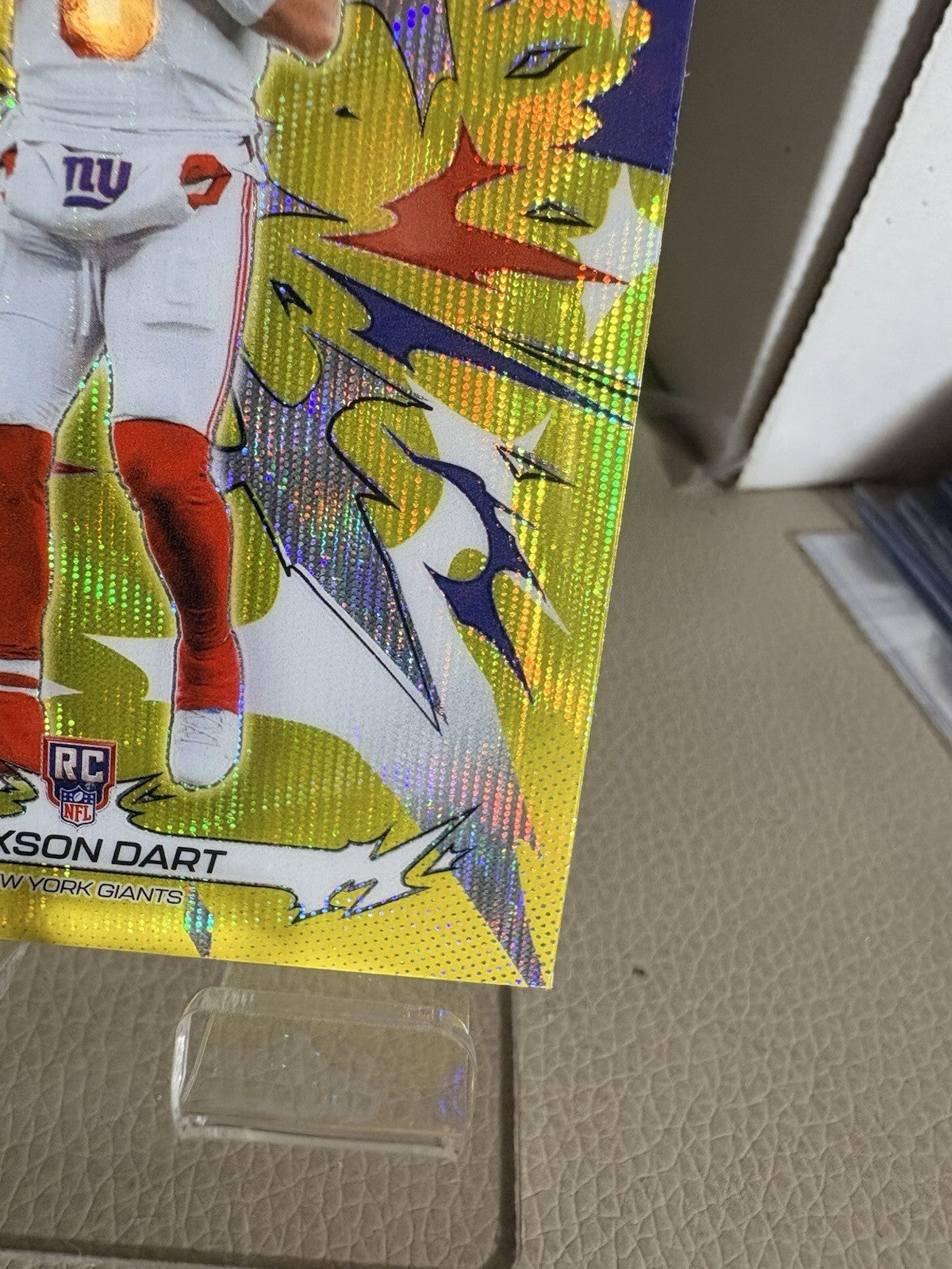 2025 Topps Resurgence RC Jaxson Dart Yellow Surge 219/225 New York Giants!