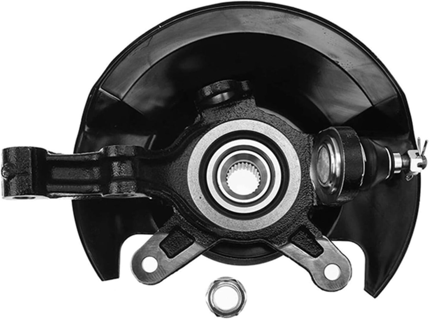 Left Driver Side Front Steering Knuckle & Wheel Bearing Hub For HONDA CIVIC