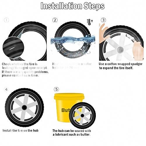 YBang 100/65-6.5 Off-Road Vacuum Tire for VSETT 11+/Zero 11X/Dualtron for 2 PCs