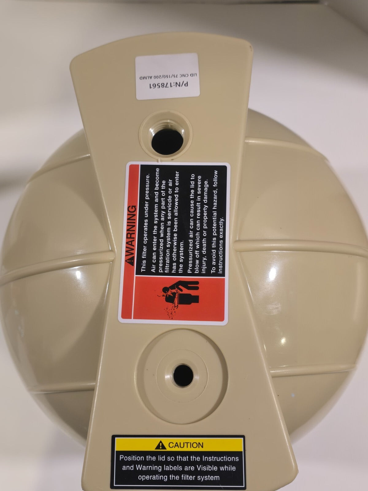 178561 Pool Filter Housing Cover Lid for Pentair Clean & Clear CC200 CC150 CC75