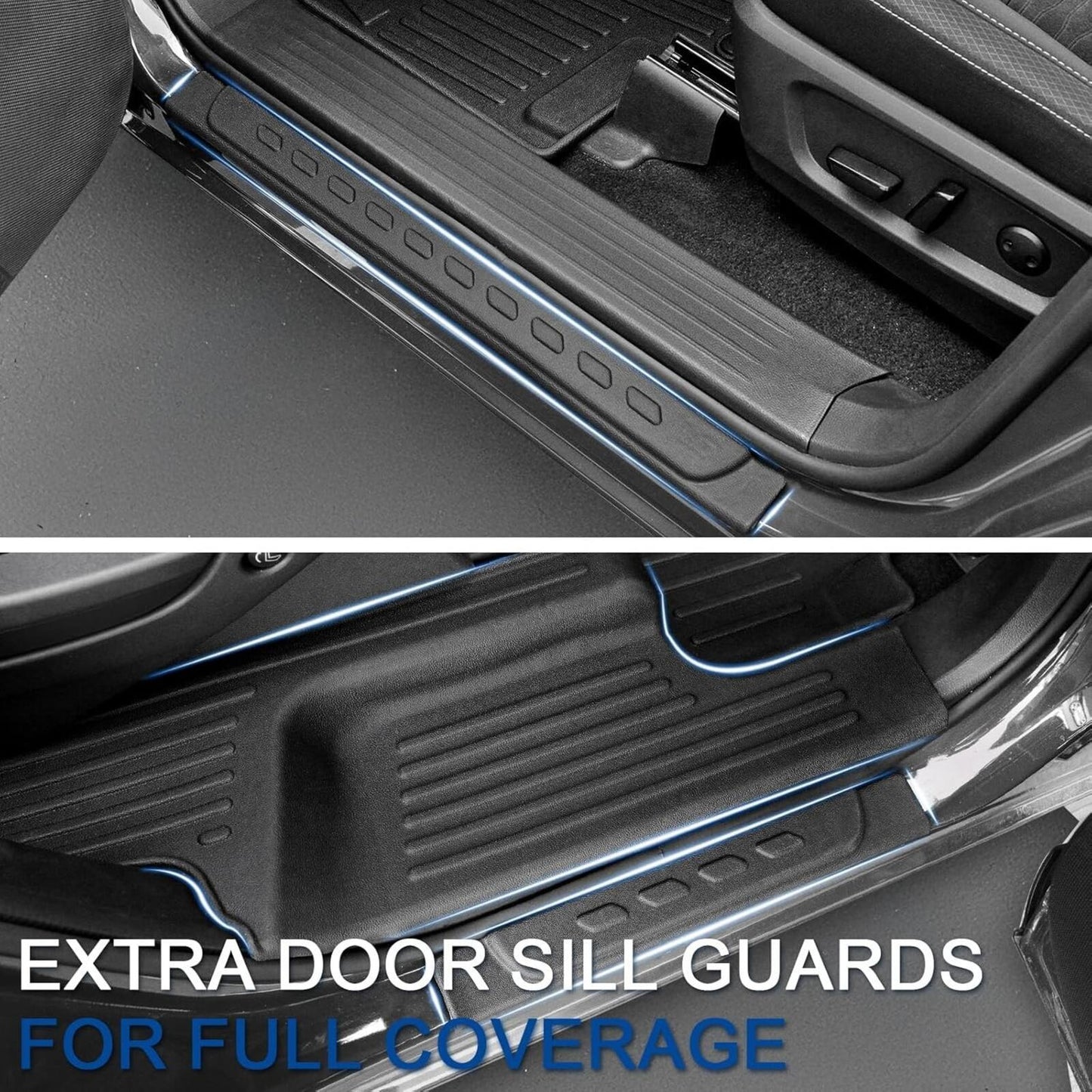 Floor Mats Cargo Mat Set for 2022-26 Nissan Pathfinder 7/8 Seats Car Mat