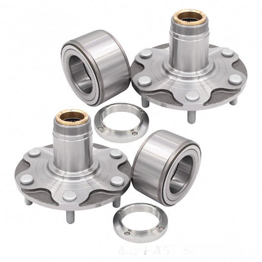 2X Front Wheel Hub & Bearing Set for 1995-2004 Toyota Tacoma 4WD