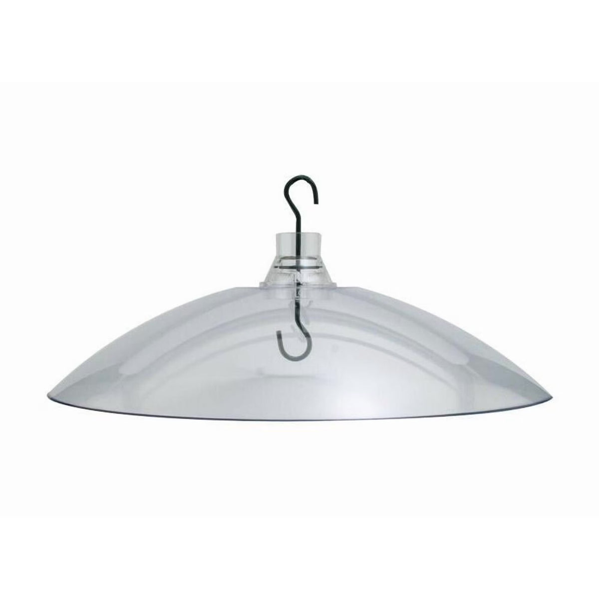 16" Heavy Duty Clear Hanging Squirrel Baffle with Hanging Clip, Clear