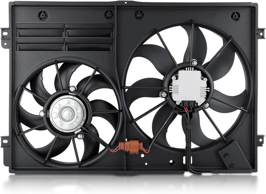 Radiator Engine Cooling AC Fan Assembly For Audi A3 TT Quattro Volkswagen Passat