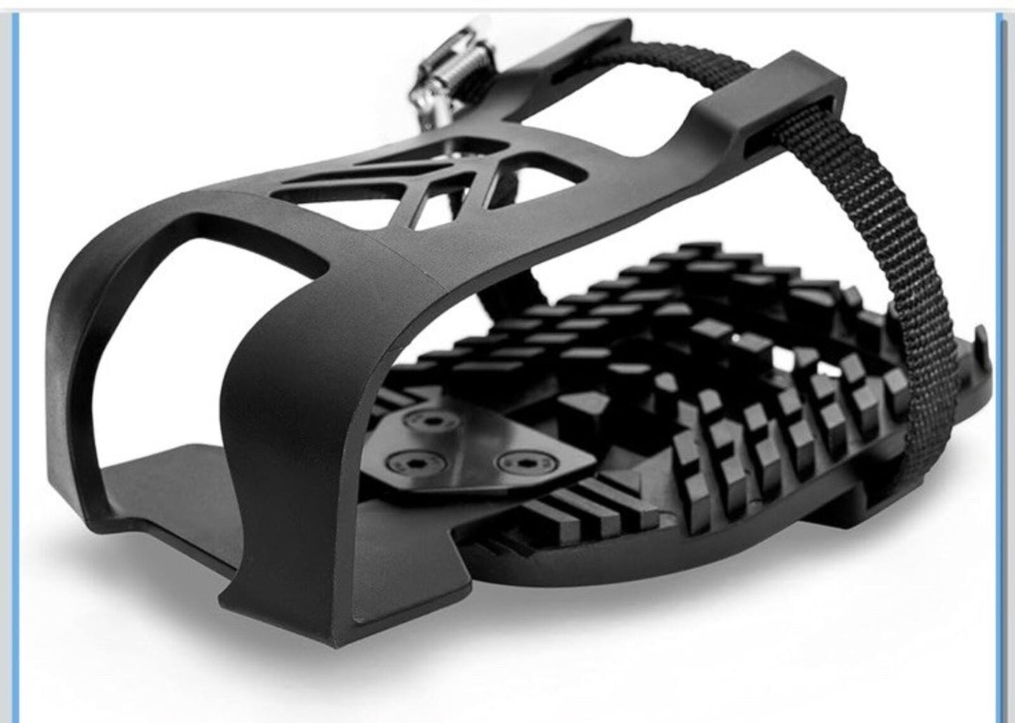 Peloton Bike & Peloton Bike+ Pedals Compatible Toe Cage Adapters - Convert Lo...