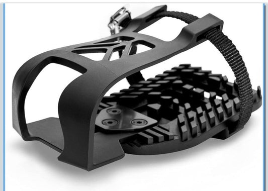 Peloton Bike & Peloton Bike+ Pedals Compatible Toe Cage Adapters - Convert Lo...