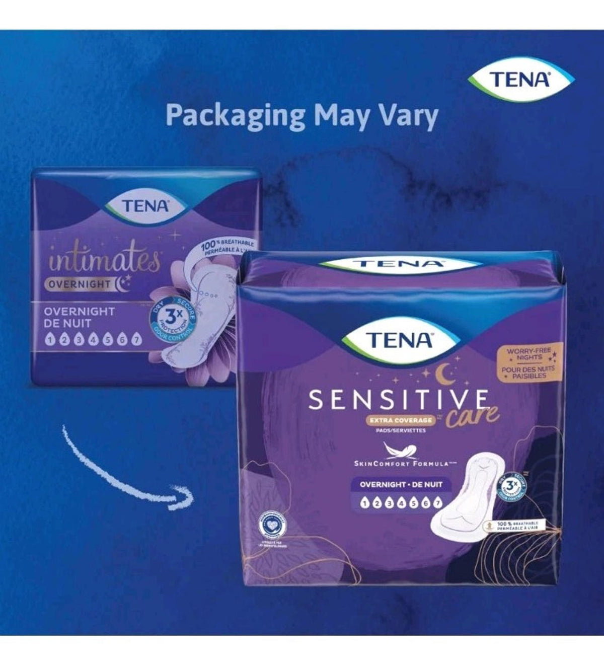 Tena Incontinence Pads, Bladder Control & Postpartum  56 count
