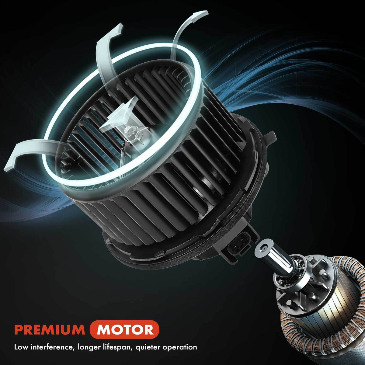 HVAC Blower Motor Fan Assembly for BMW F15 F85 X5 2014-2018 F16 F86 X6 2015-2019