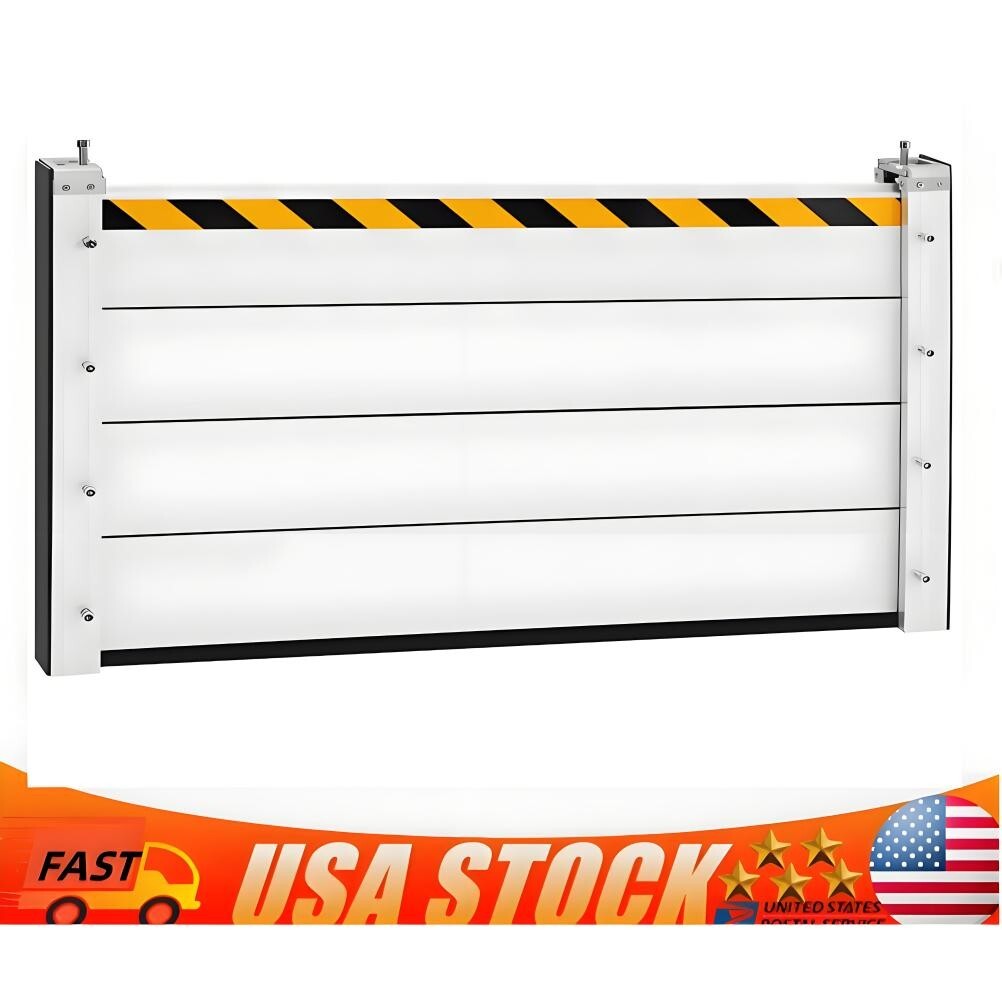Flood Barrier for Home Aluminum Alloy Garage Door Water Barrier H31.5in W3.5FT