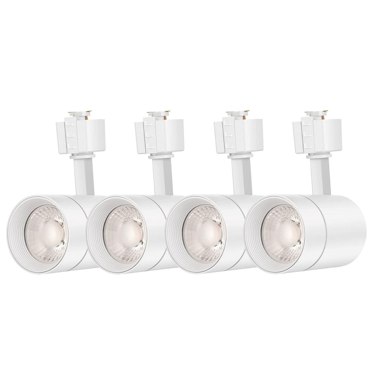 4- Pack J-Type Dimmable LED Track Light Head 800LM 3000K 2W,  CRI90