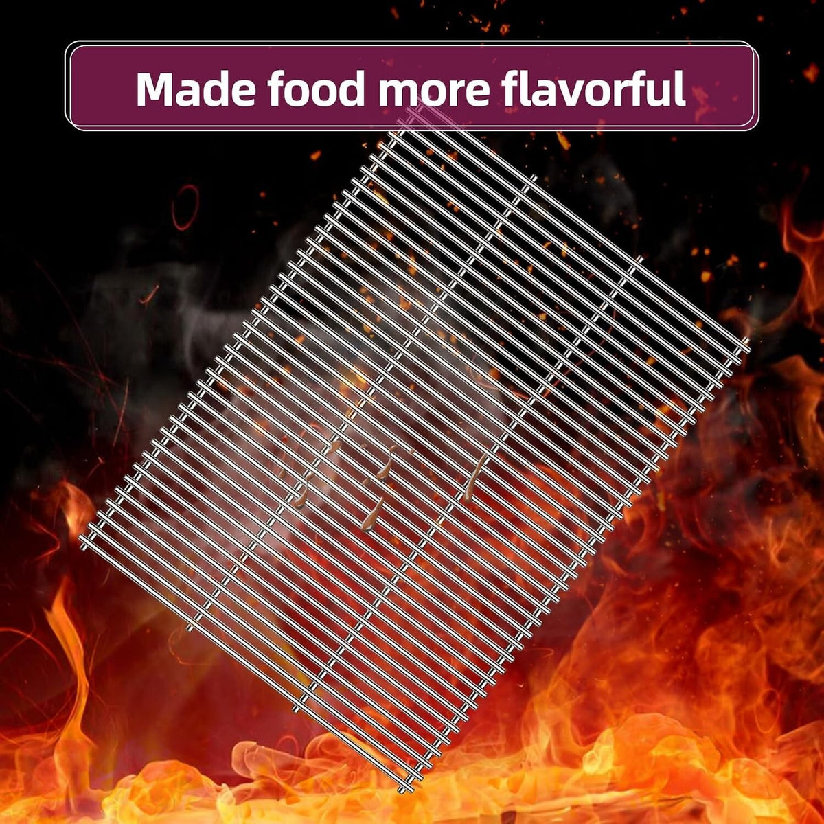 27inch Stainless Steel Grill Steel Wire Cooking Grid Rock Grates Chargriller +