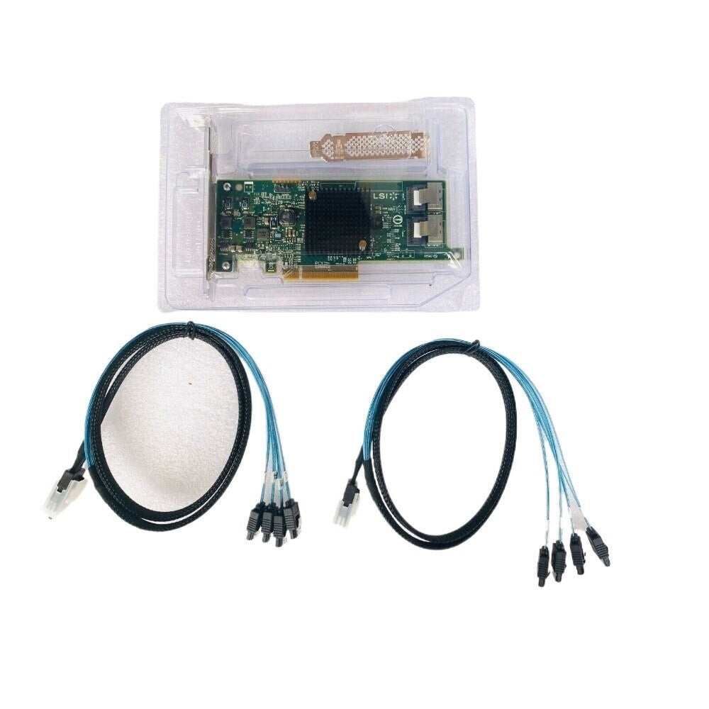 LSI 9207-8i 6Gbs SAS HBA IT Mode For ZFS FreeNAS unRAID 2*SFF-8087 TO 4*SATA US