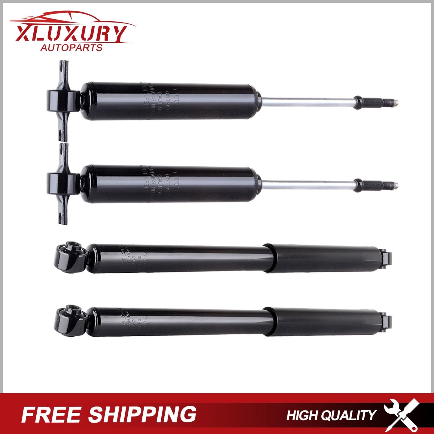 4x Front Rear Shock Absorbers For 2003-13 Ram 2500 3500 2WD 06-12 Dodge Ram 1500