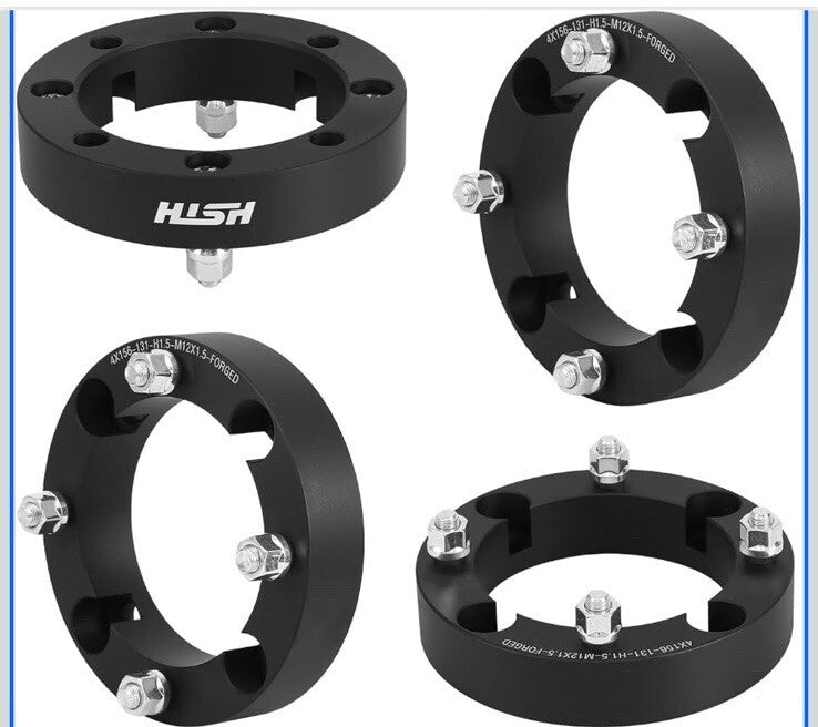 (4) 1.5" 4x156 4/156 ATV Wheel Spacers 12x1.5 For Polaris RZR XP 1000 Ranger 900