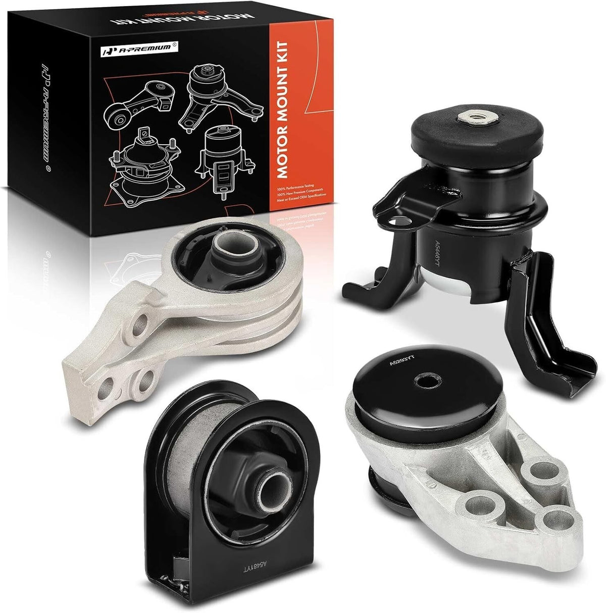 A-Premium 4PCS Engine Motor Mounts and Transmission Mount Kit for Mazda  3.0L
