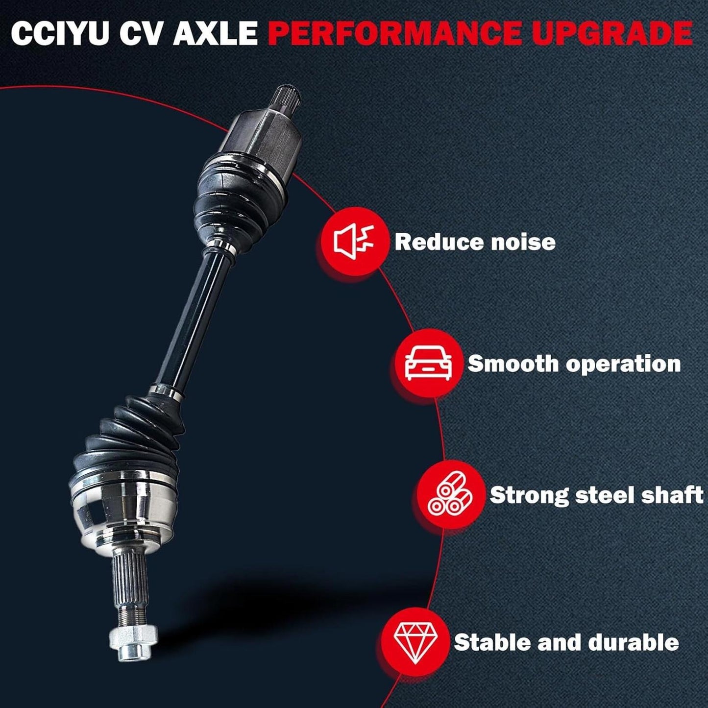 NCV82002 CV Axle Shaft Assembly Fit For Jeep for Cherokee 2.4L 2014-2015