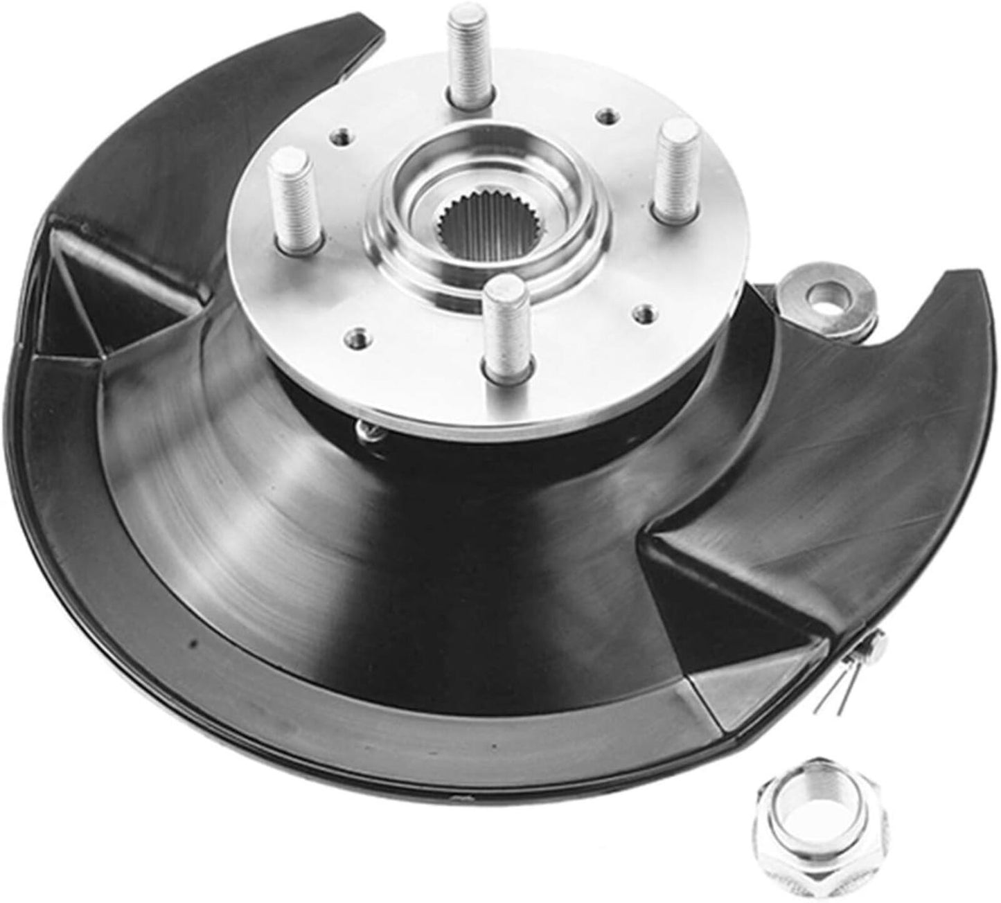 Left Driver Side Front Steering Knuckle & Wheel Bearing Hub For HONDA CIVIC