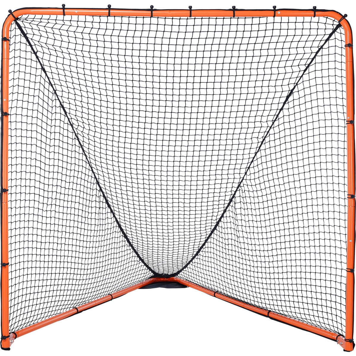 6'x6'x7' Lacrosse Goal Net Folding Backyard Lacrosse Training Equipment