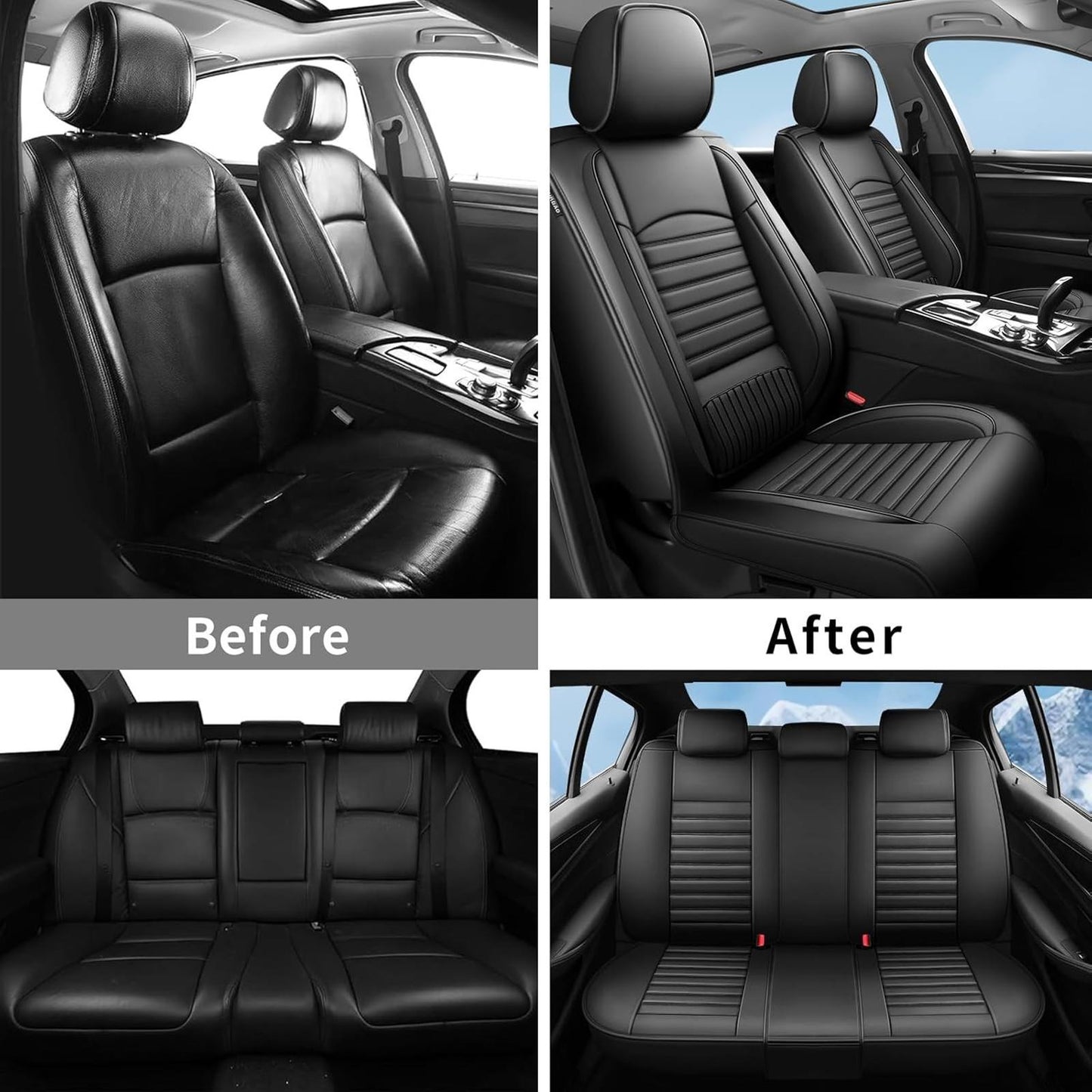 Car Seat Covers Compatible with Hyundai Tucson 2010-2025. Waterproof & Breathabl