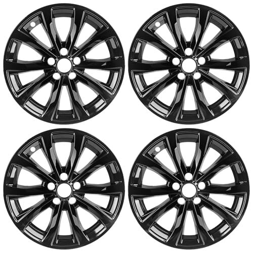 Honda CRV Wheel Skins 18in Black Set 2023-2025 EX EX-L Glossy