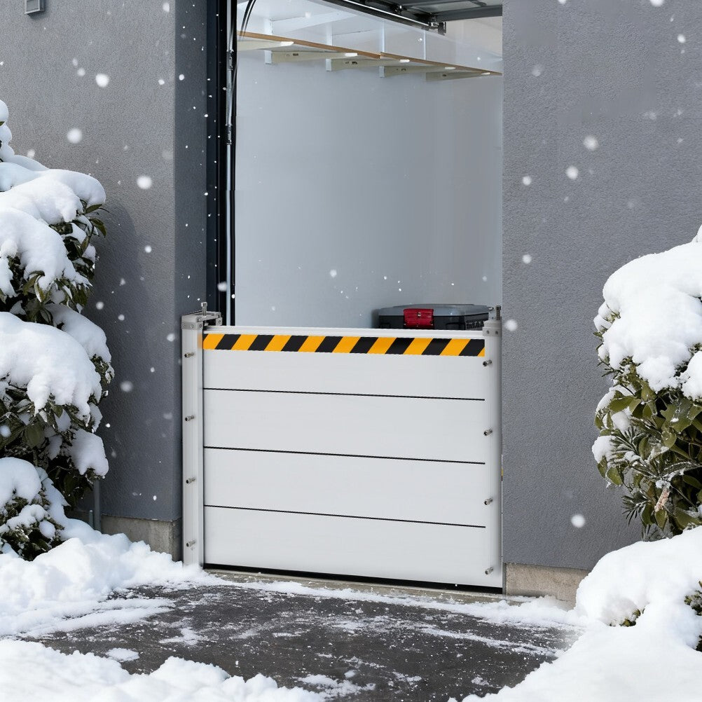 HeavyDuty Aluminum Flood Barrier Panel for Home Garage Reusable Water Prevention