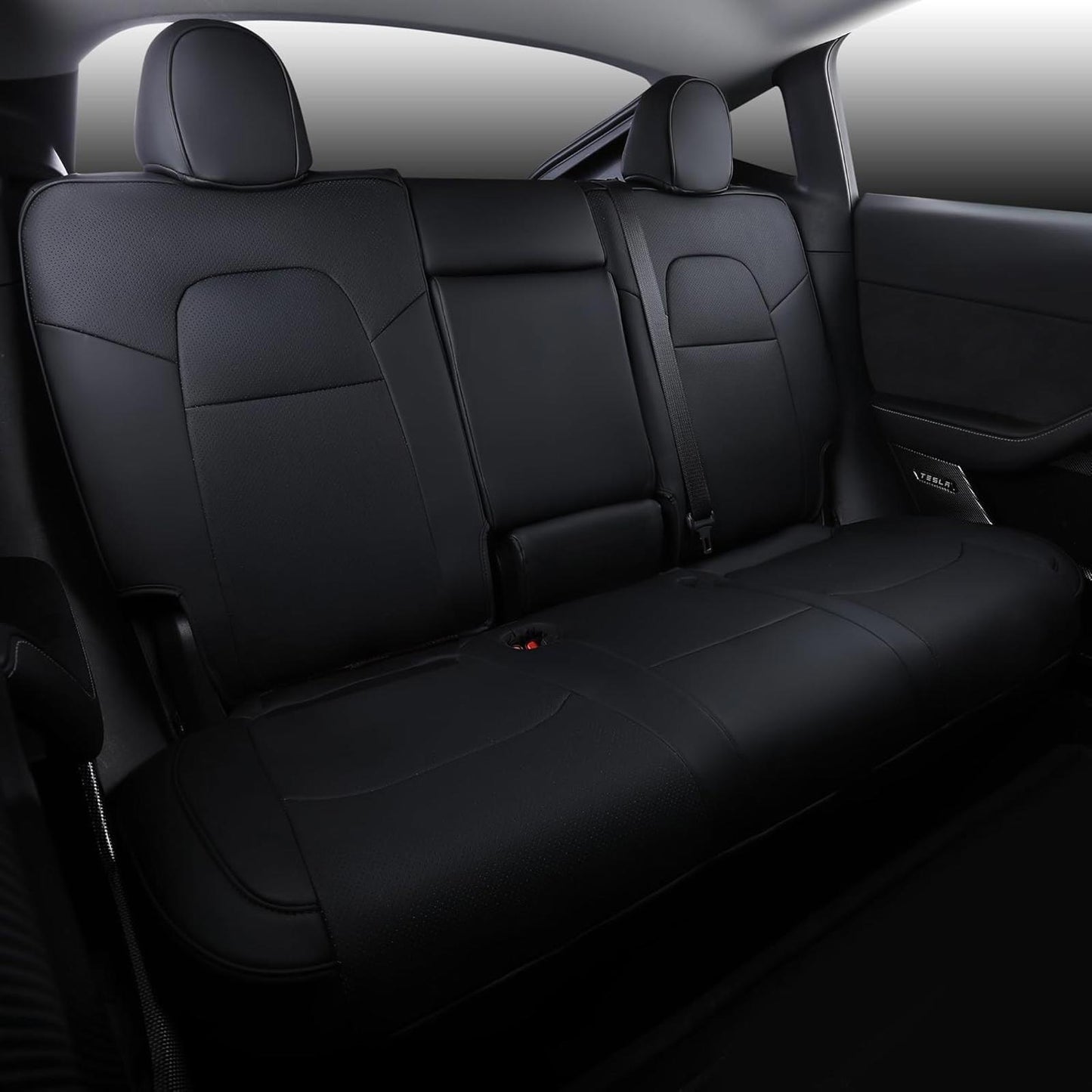 Suitable for Tesla Model Y Seat Covers, Waterproof Faux Leather Car Seat Covers