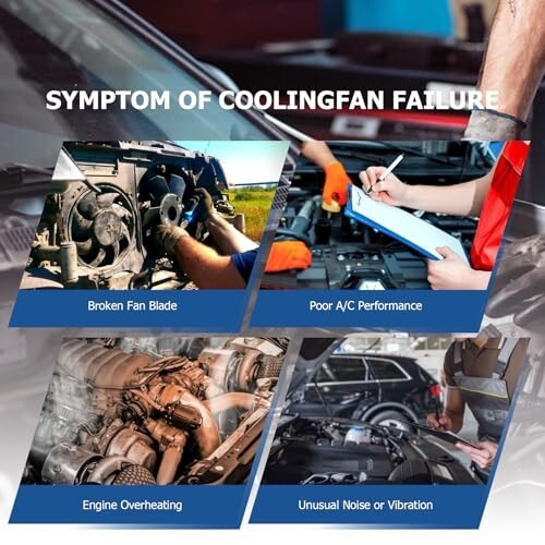 Engine Radiator Cooling Fan Assembly Replacement for Toyota Sienna 3.5L V6