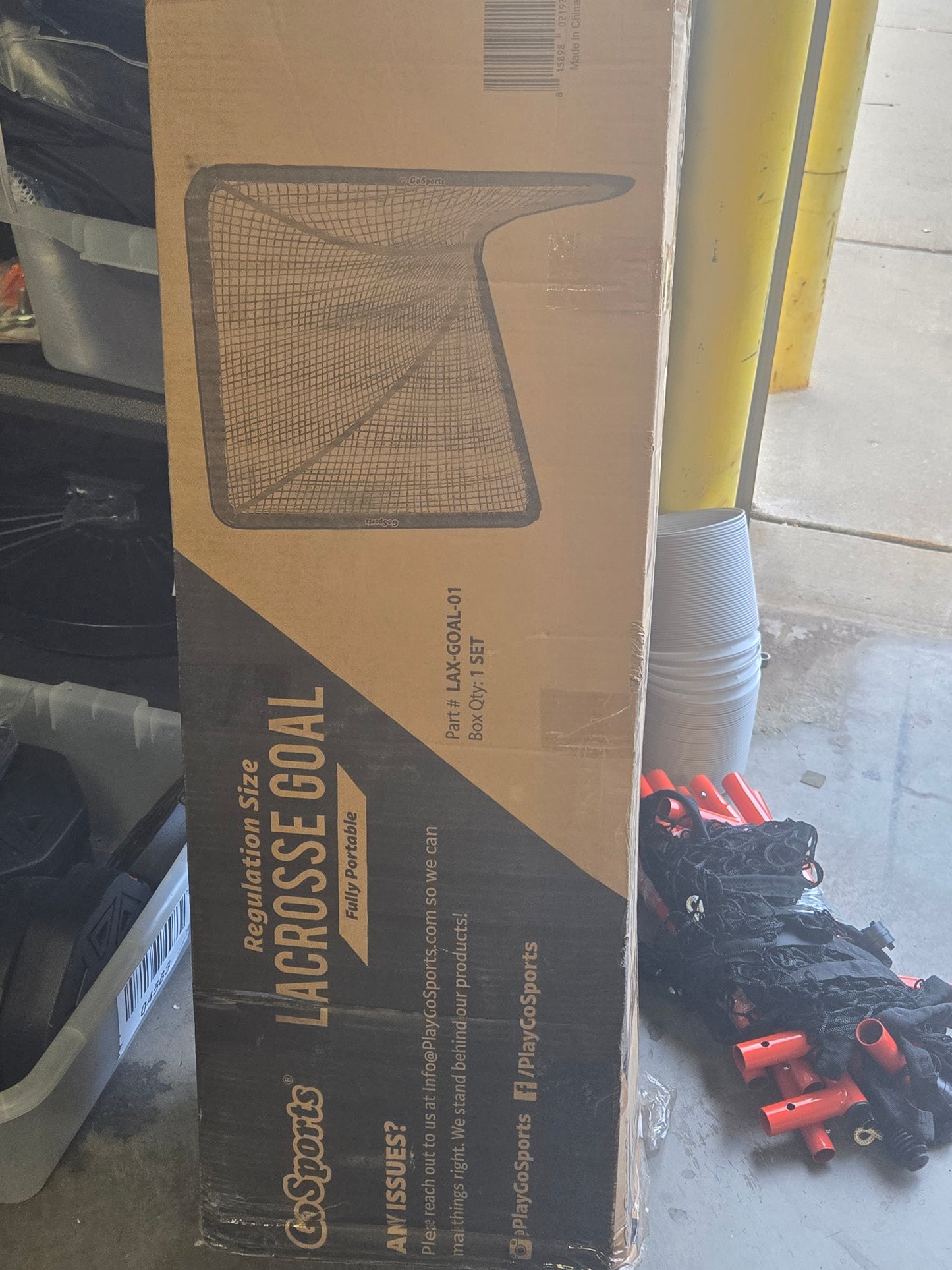 Regulation size lacrosse goal