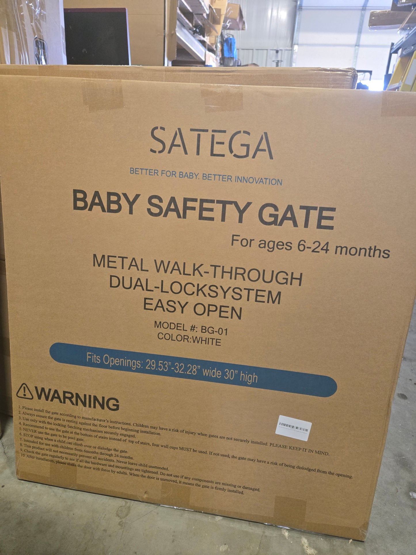 Baby safety gate