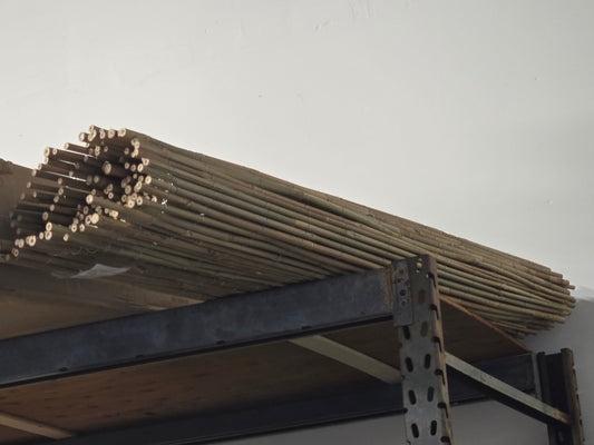 Bamboo privacy fence