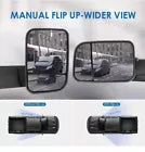Mirror Power Folding Heated Memory Turn Signal Puddle Light Chrome Left for Ram