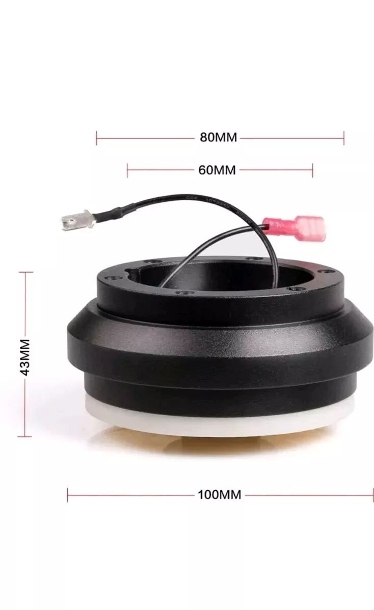 Aluminum Steering Wheel Hub Adapter with 6 Hole Boss Kit For Honda Civic EG