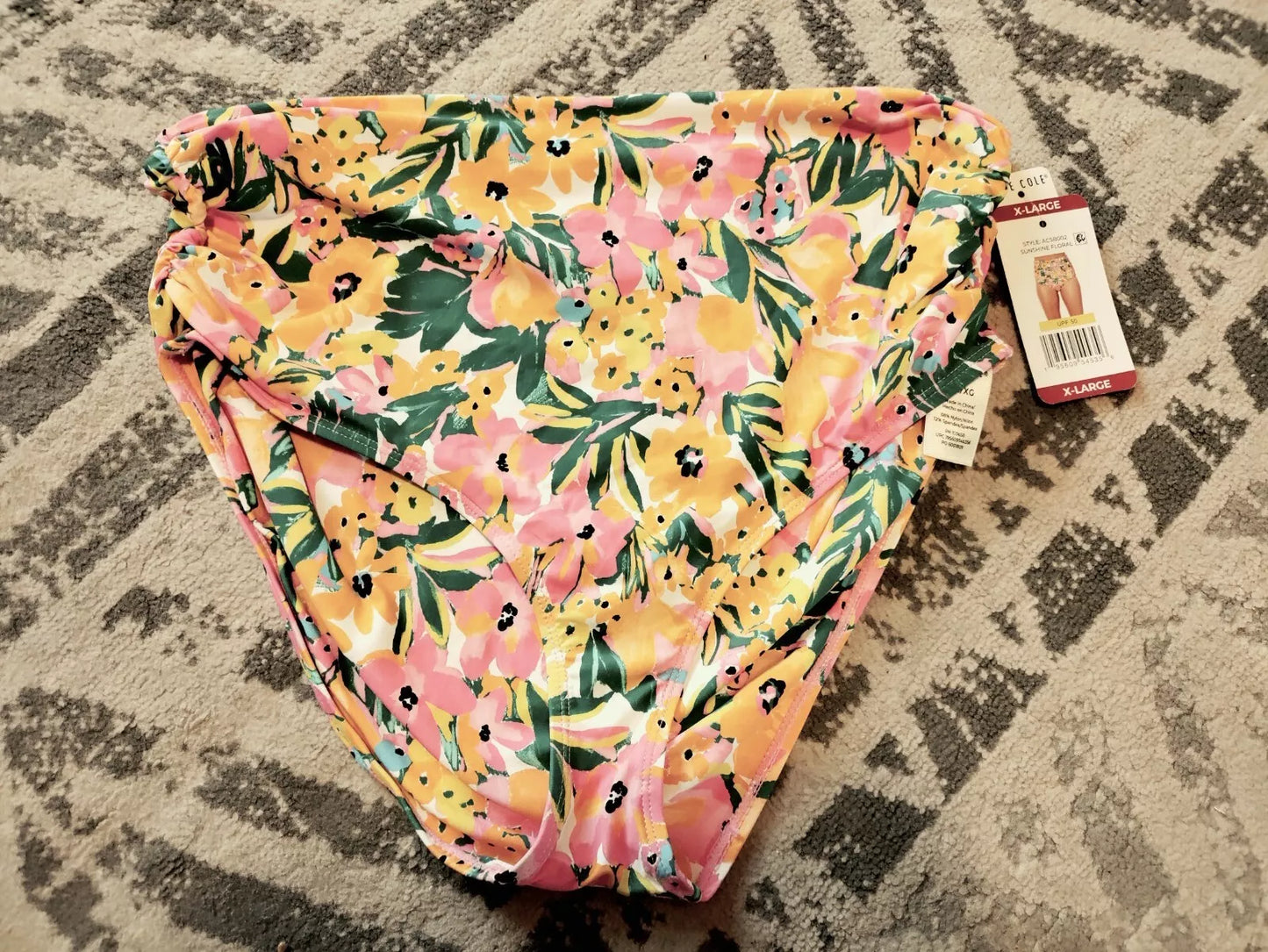 Anne Cole Limited Edition Ladies Convertible High Waist Shirred Swim Bottom XL