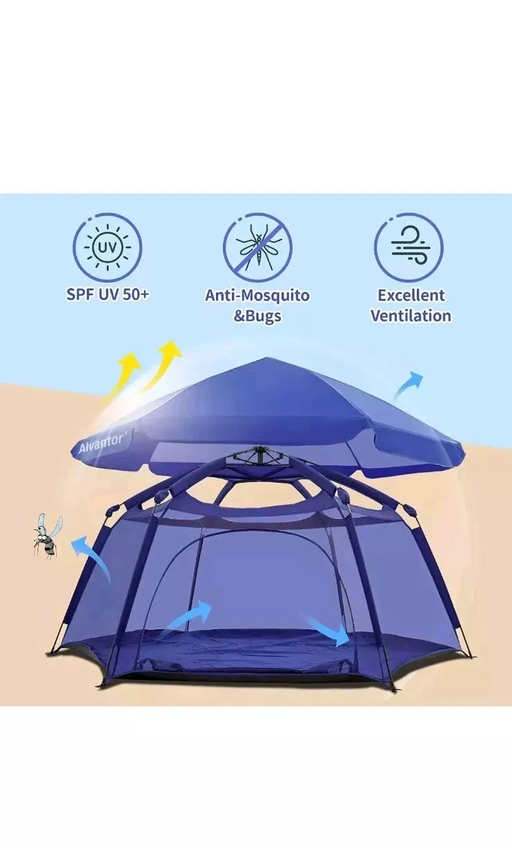 Baby Playards Playpen For Fun Portable Pop Up Indoor Outdoor Toddler Activity