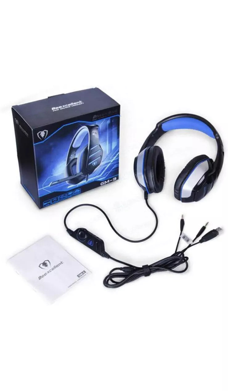 Beexcellent GM-3 Pro Gaming Headset-Blue