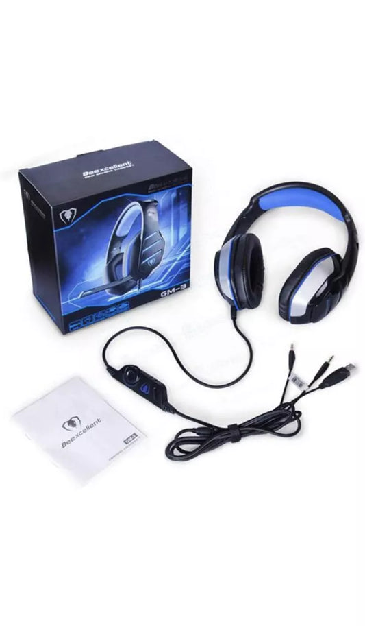 Beexcellent GM-3 Pro Gaming Headset-Blue