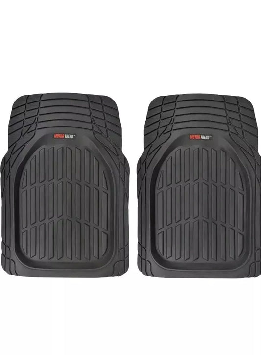 Black Heavy Duty Rubber Car Floor Mats