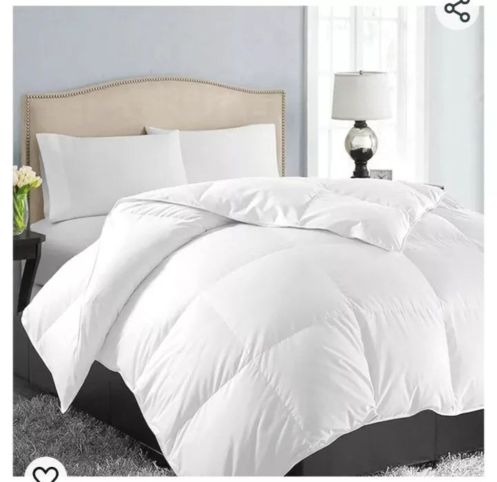 EASELAND All Season King Size Soft Quilted Down Alternative Comforter Reversible
